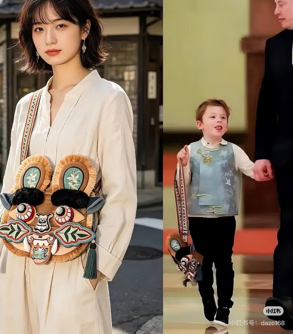 Tiger Head Mini Shoulder Bag